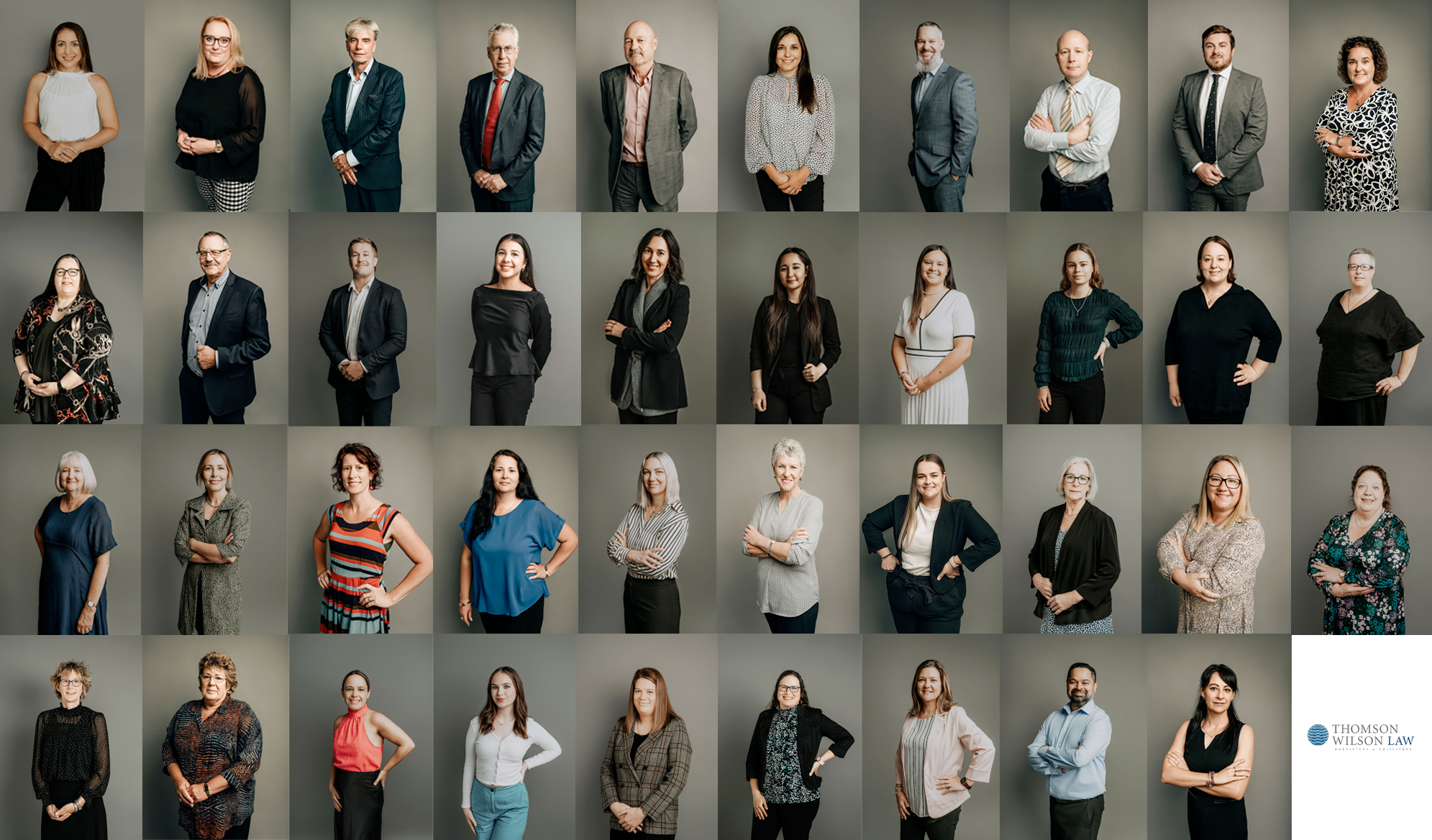 grid of staff photos